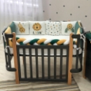 lenjerie pentru patut oval